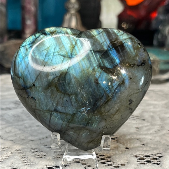 Labradorite heart - Picture 3 of 8
